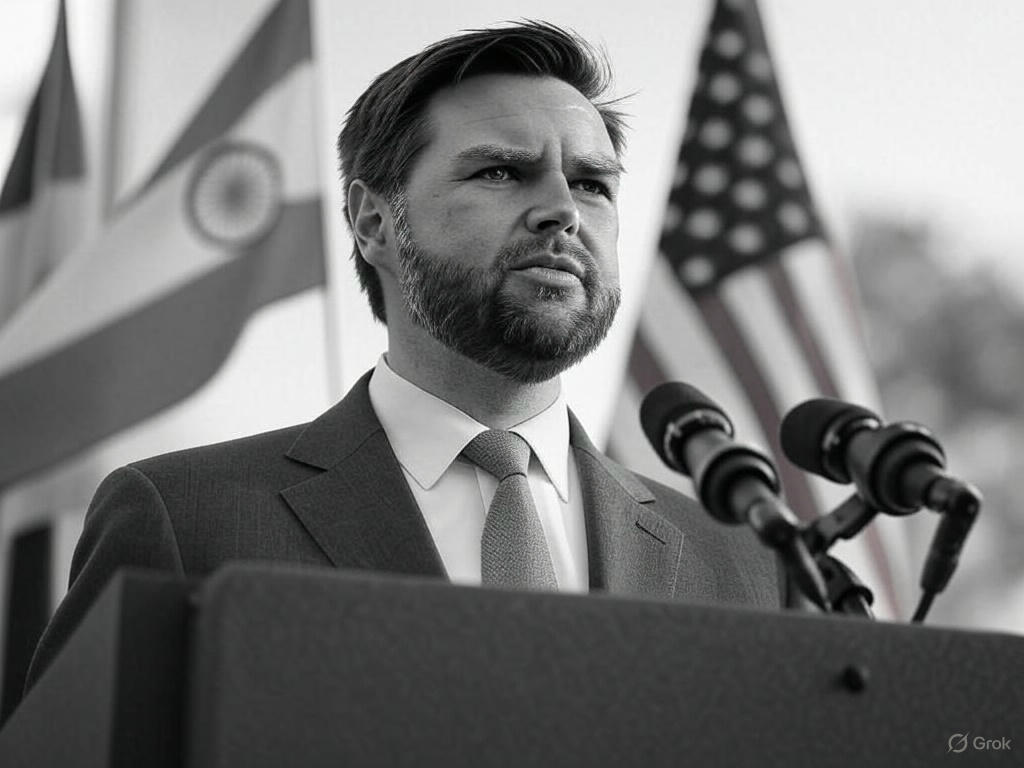 J.D. Vance o relacjach USA-Indie - przemówienie wiceprezydenta USA w Jaipur